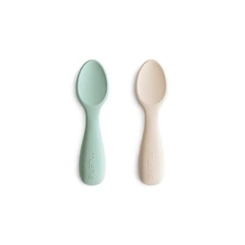 Mushie Korte Babyskeer 2 - Pak Cambridge Blue/Shifting Sand
