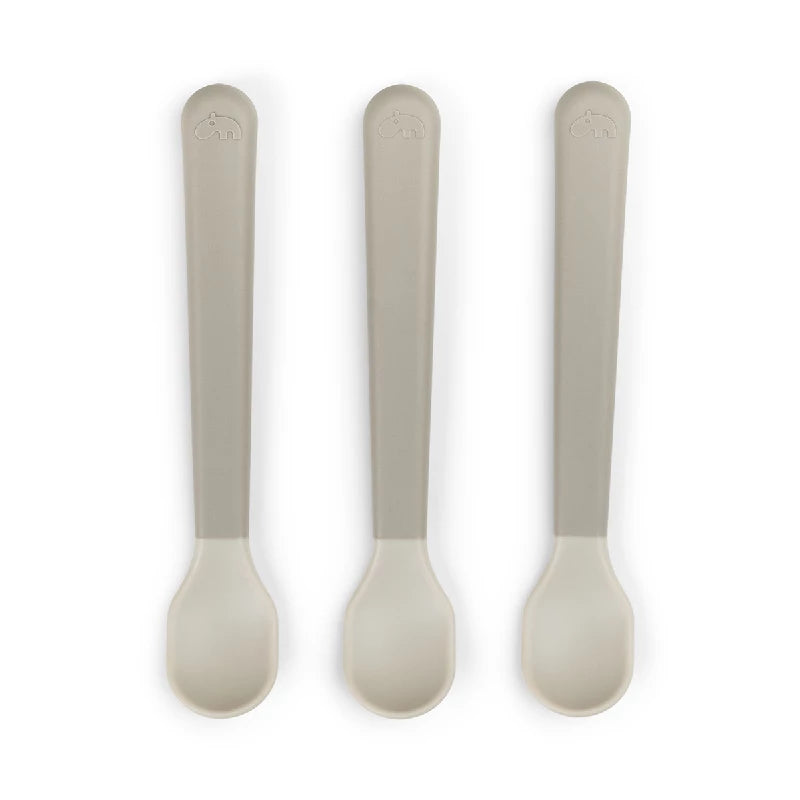Done By Deer Foodie easy - grip babyske 3 - pak Sand