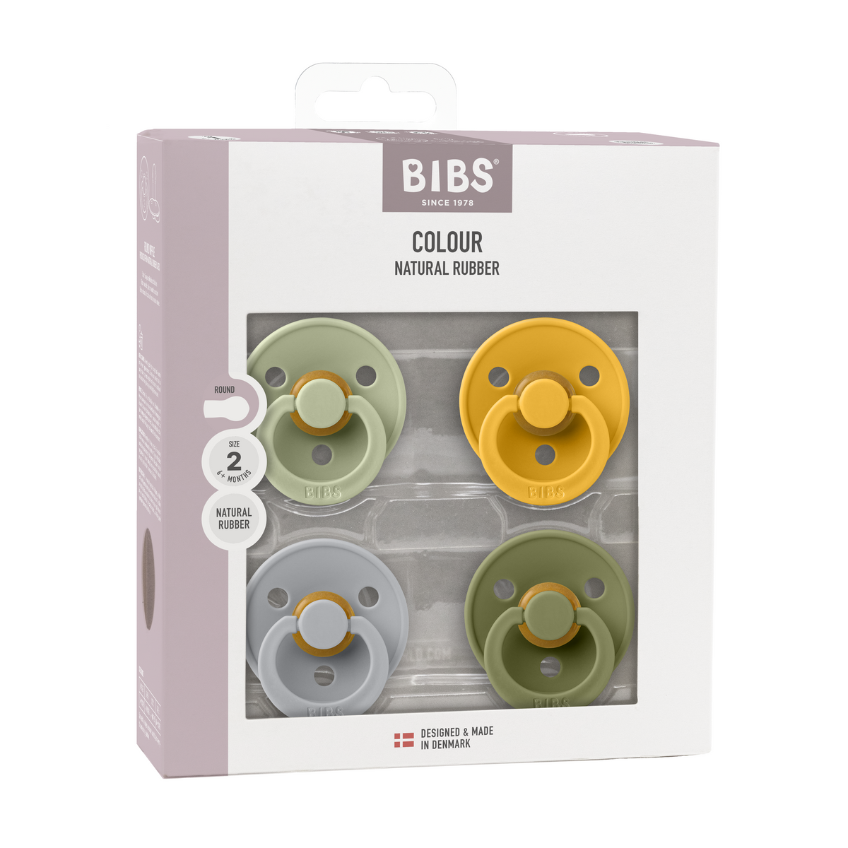 Bibs Colour 4-pak str 2 - Green Garden Lush