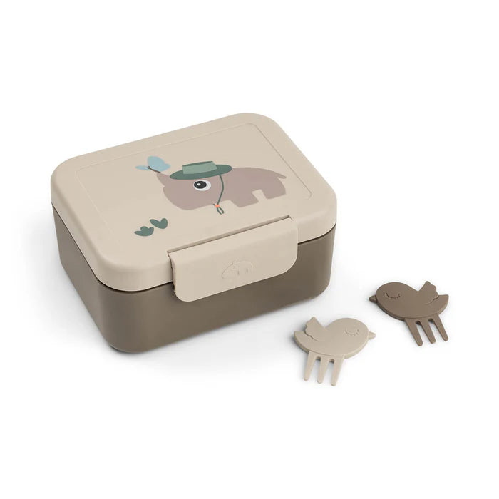 Done by Deer Lille madkasse m/snackpinde Tiny trails - sand