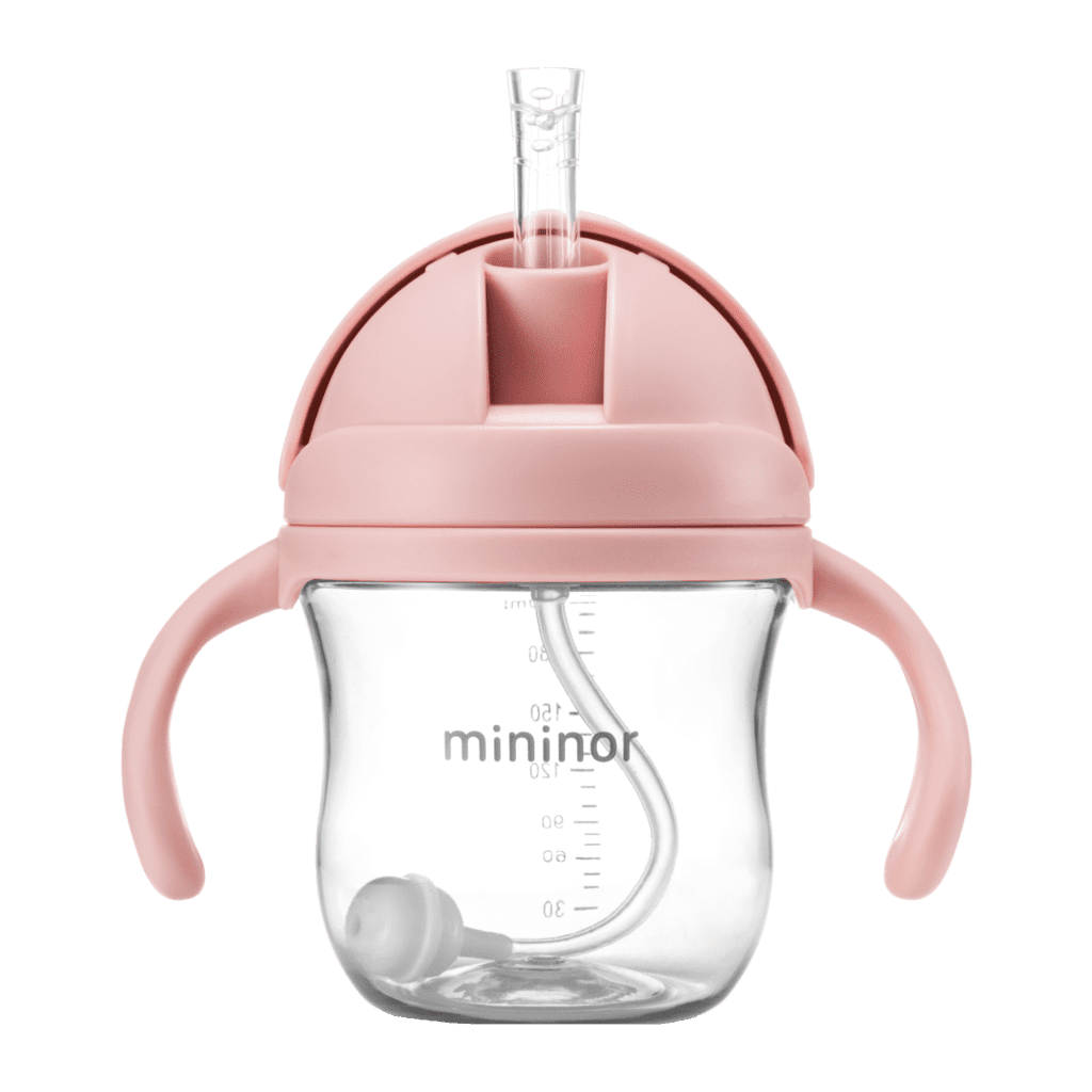 Sugerørskop Tritan 220ml - rosa