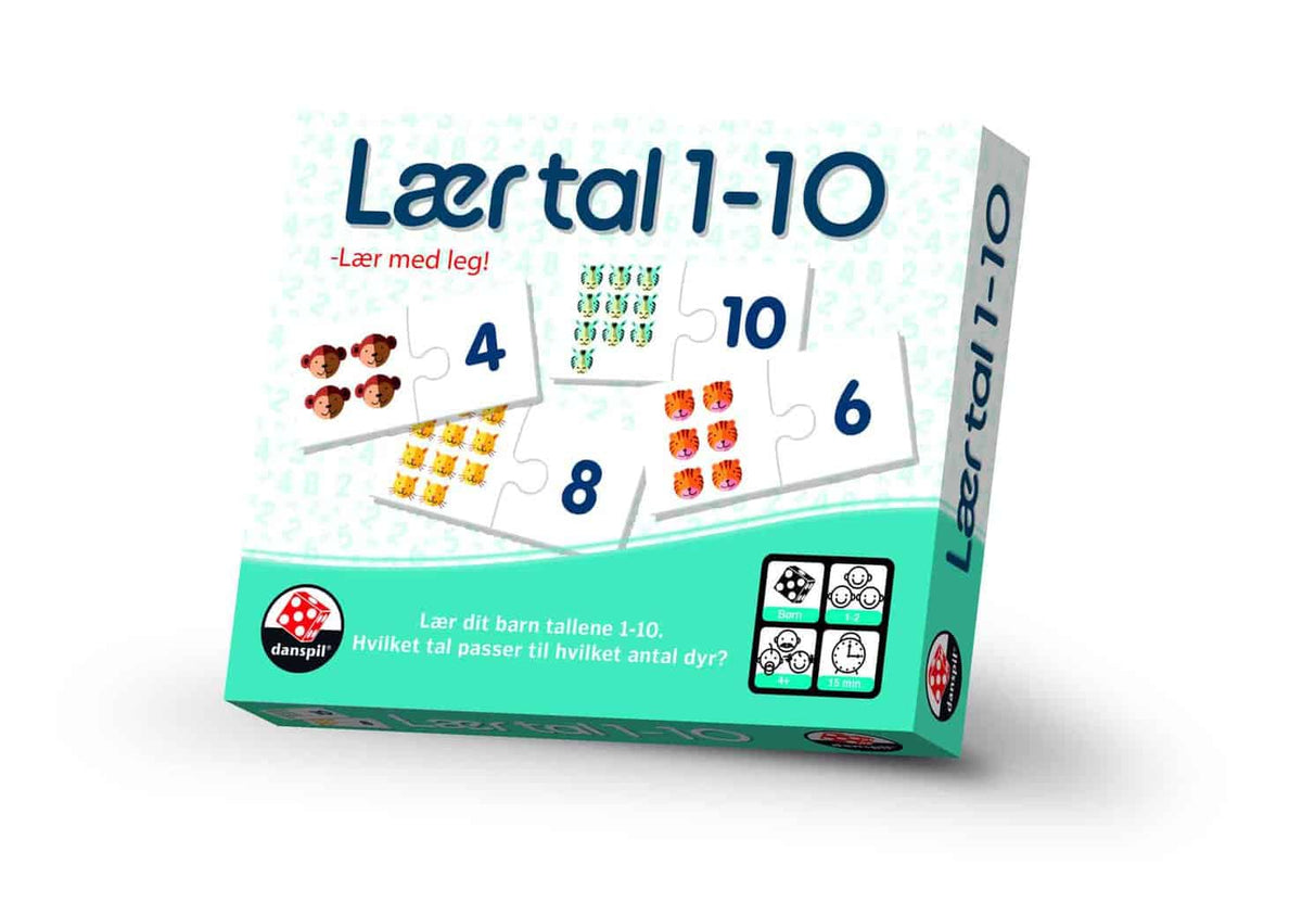 DANSPIL Lær tal 1-10