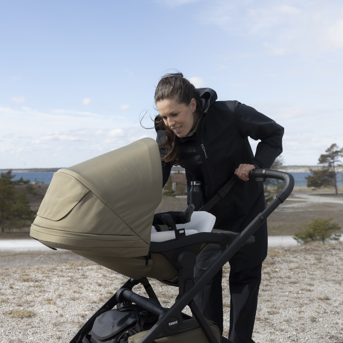Thule Charm 2 in 1 - Faded khaki