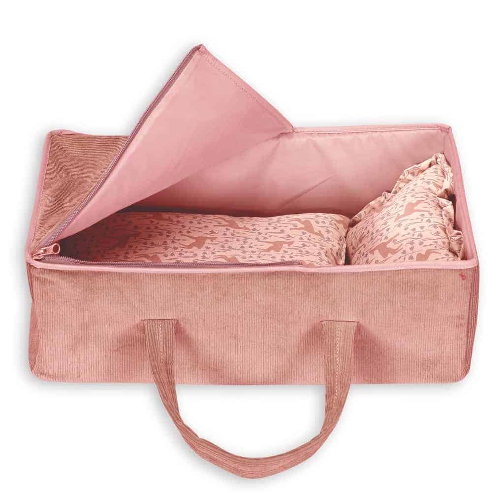 DUKKELIFT 40 CM FLØJL - ROSA