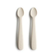Mushie Silikone Babyskeer 2 - Pak Ivory