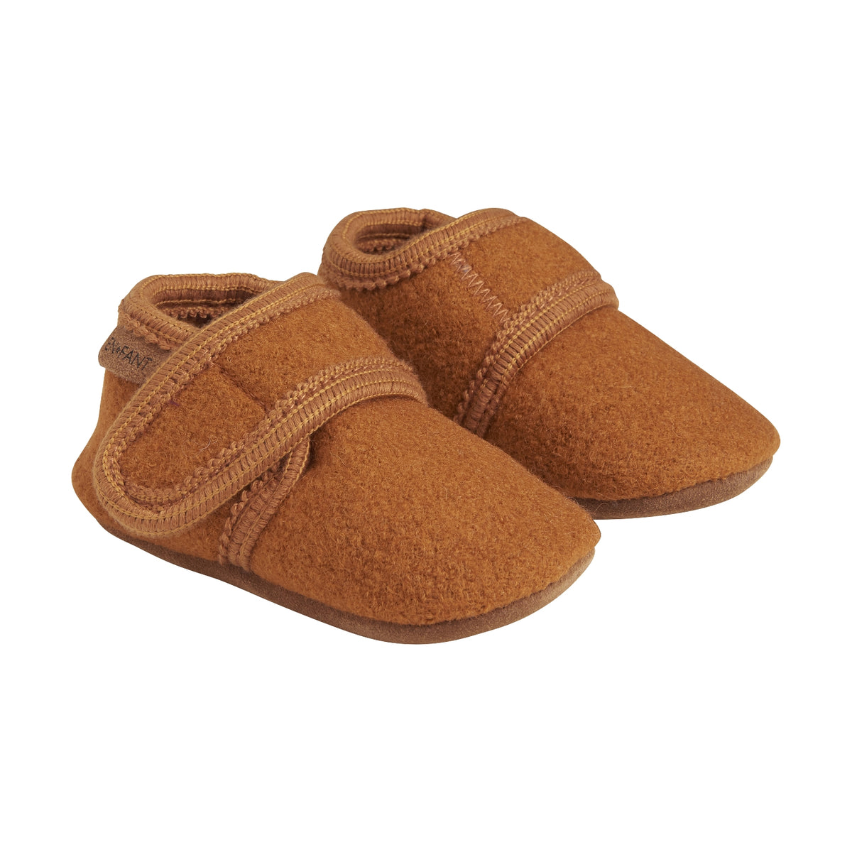 En Fant Baby Uld Sutsko - Leather Brown