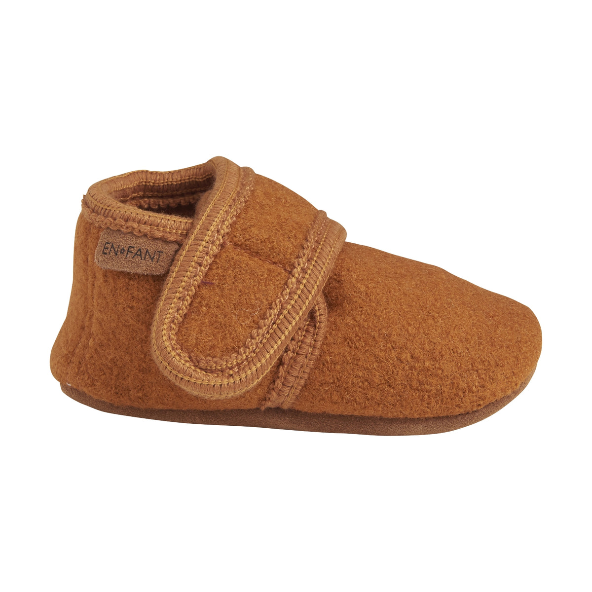 En Fant Baby Uld Sutsko - Leather Brown