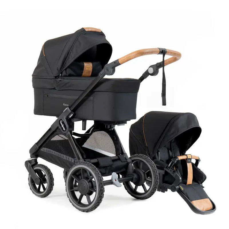 Emmaljunga SENTO PRO Flat Combi - Outdoor Black