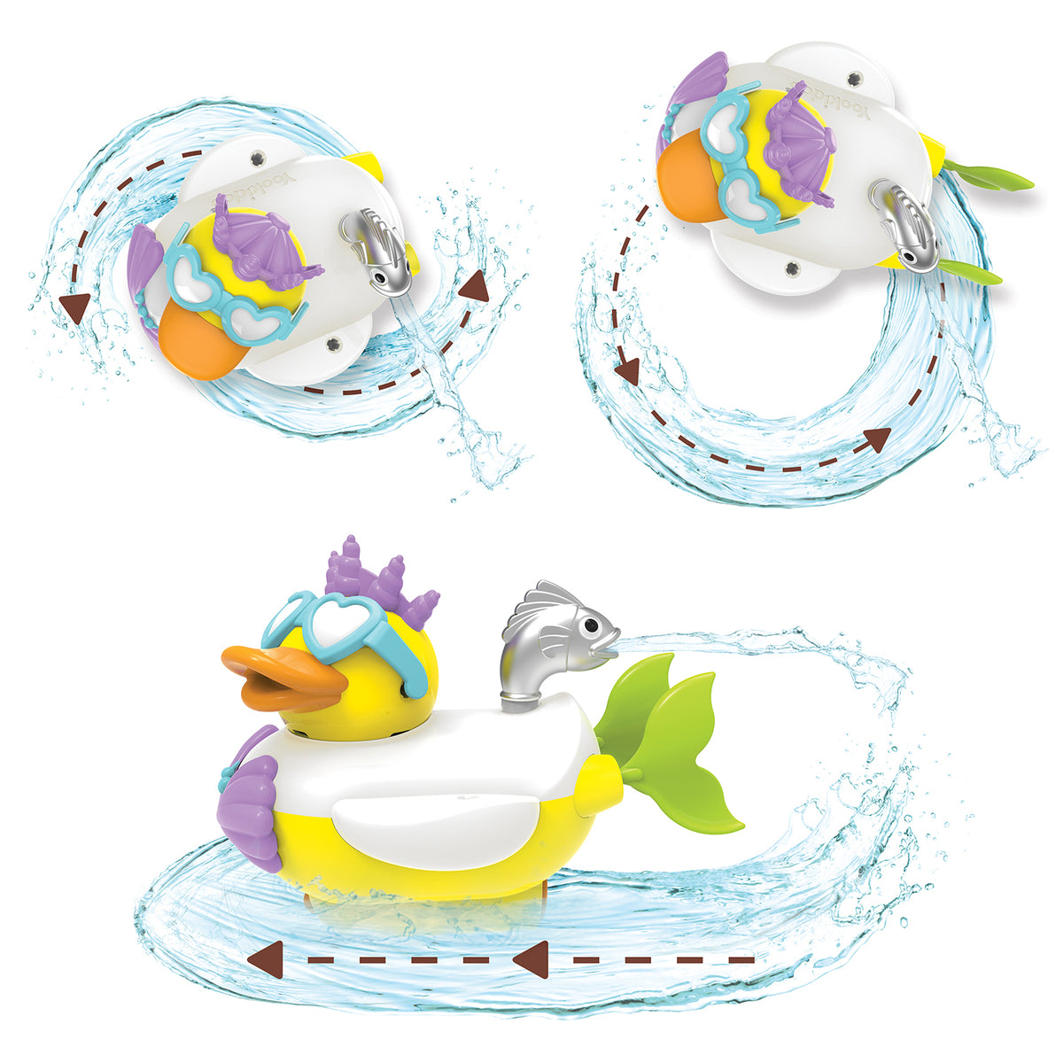 Yookidoo Jet Duck - Lav en havfrue