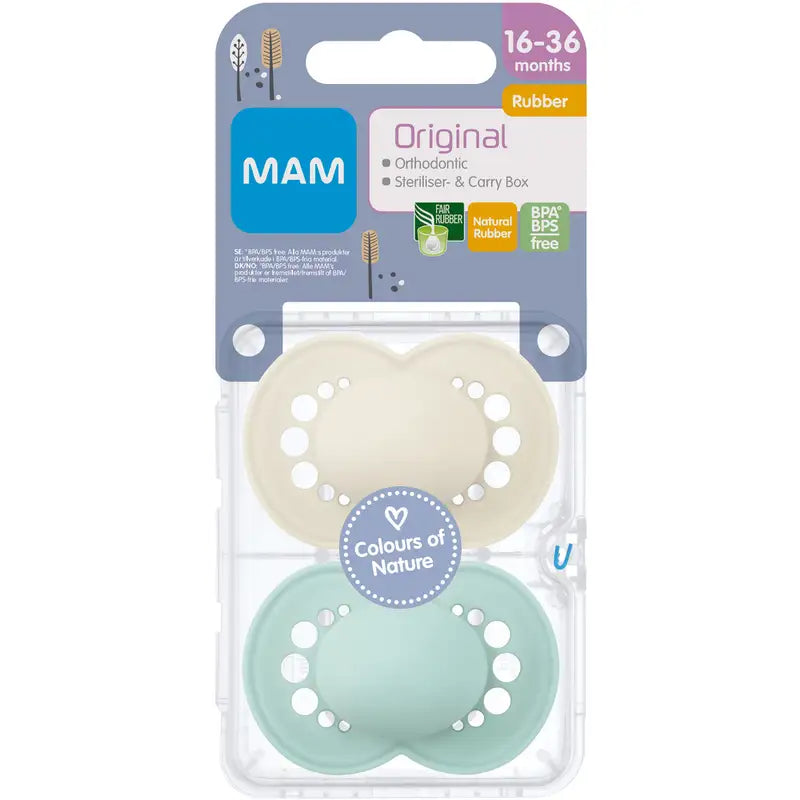 MAM Original Natural Rubber Neutral 16-36m