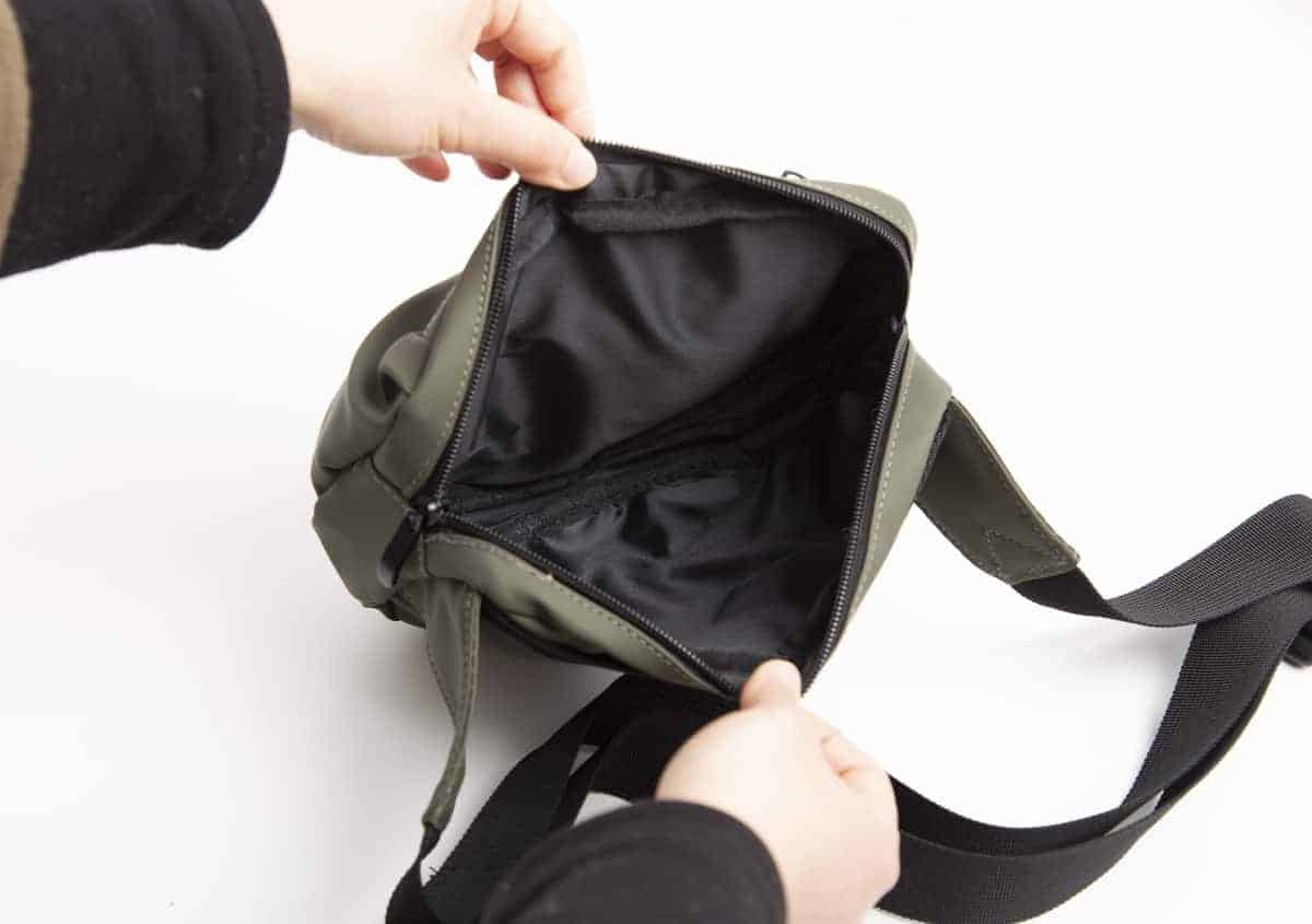 On-the-go mini taske med pusleunderlag - Grå