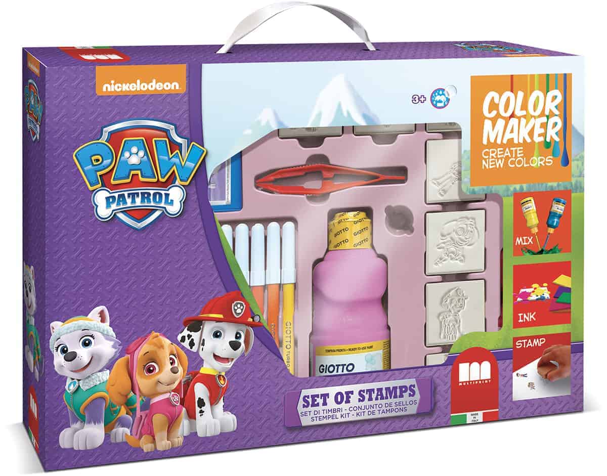 Farve og malesæt Paw Patrol - pige