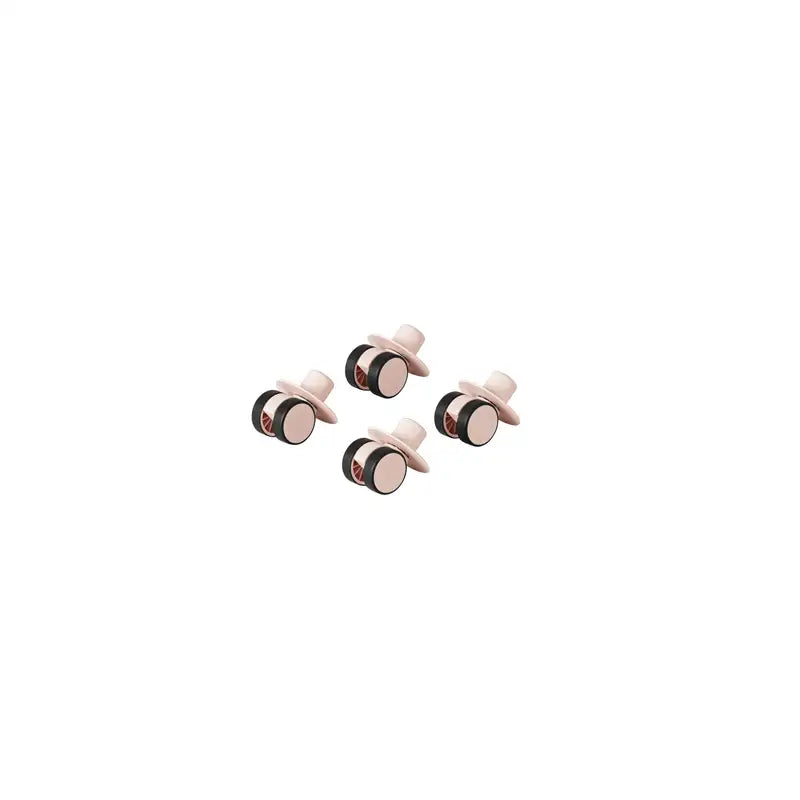 Modu 4 x Swirly wheels Soft Rose