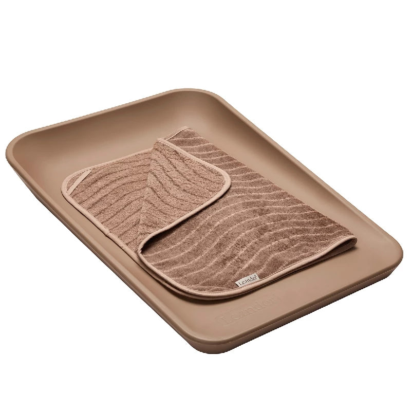 Leander Topper til puslepude - Woodland - Økologisk bomuld - Clay