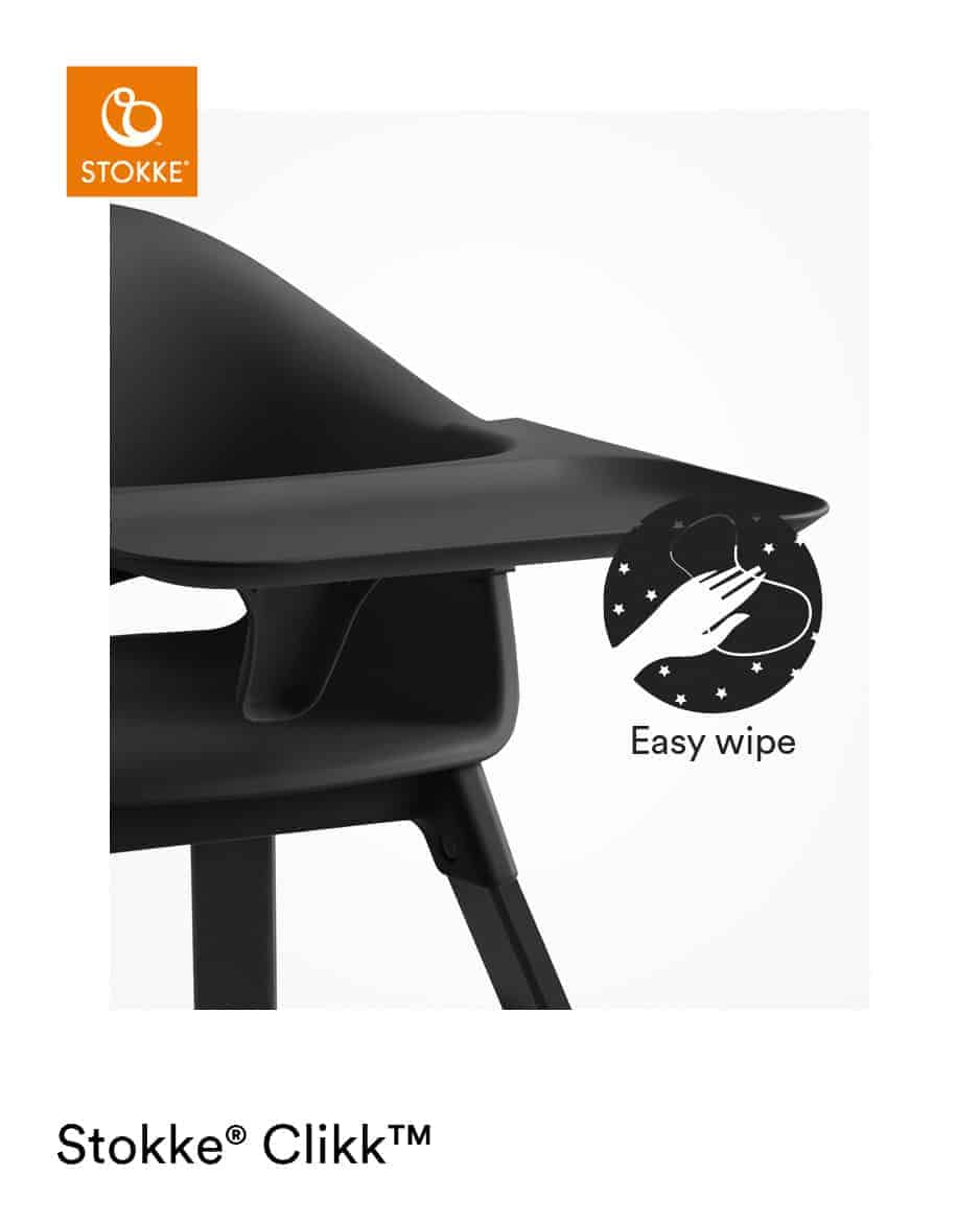 Stokke® Clikk™ højstol - Midnight Black
