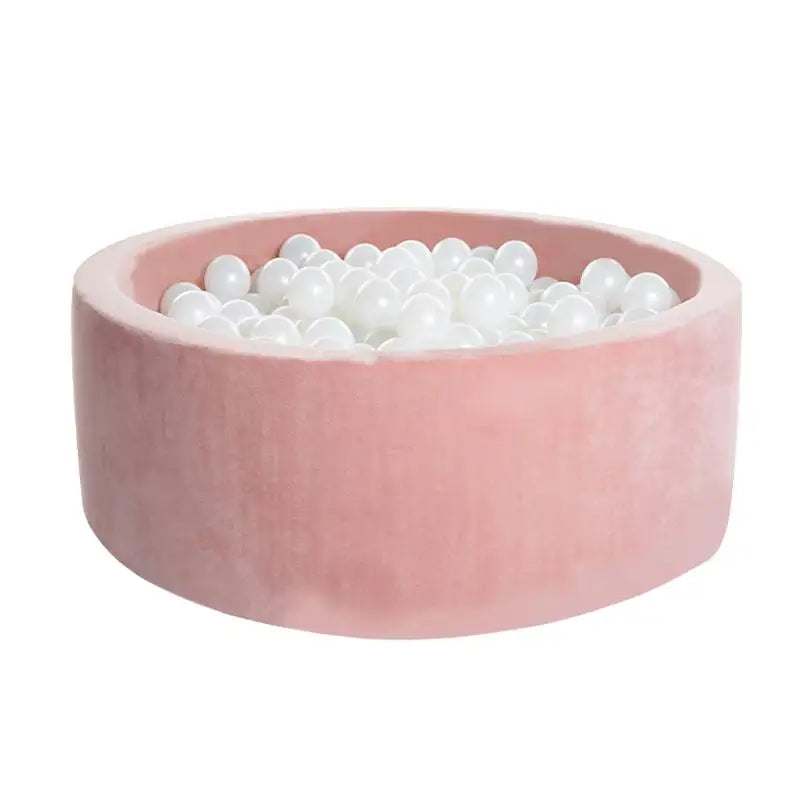 Kidkii boldbassin baby pink 100x30 cm med 250 bolde