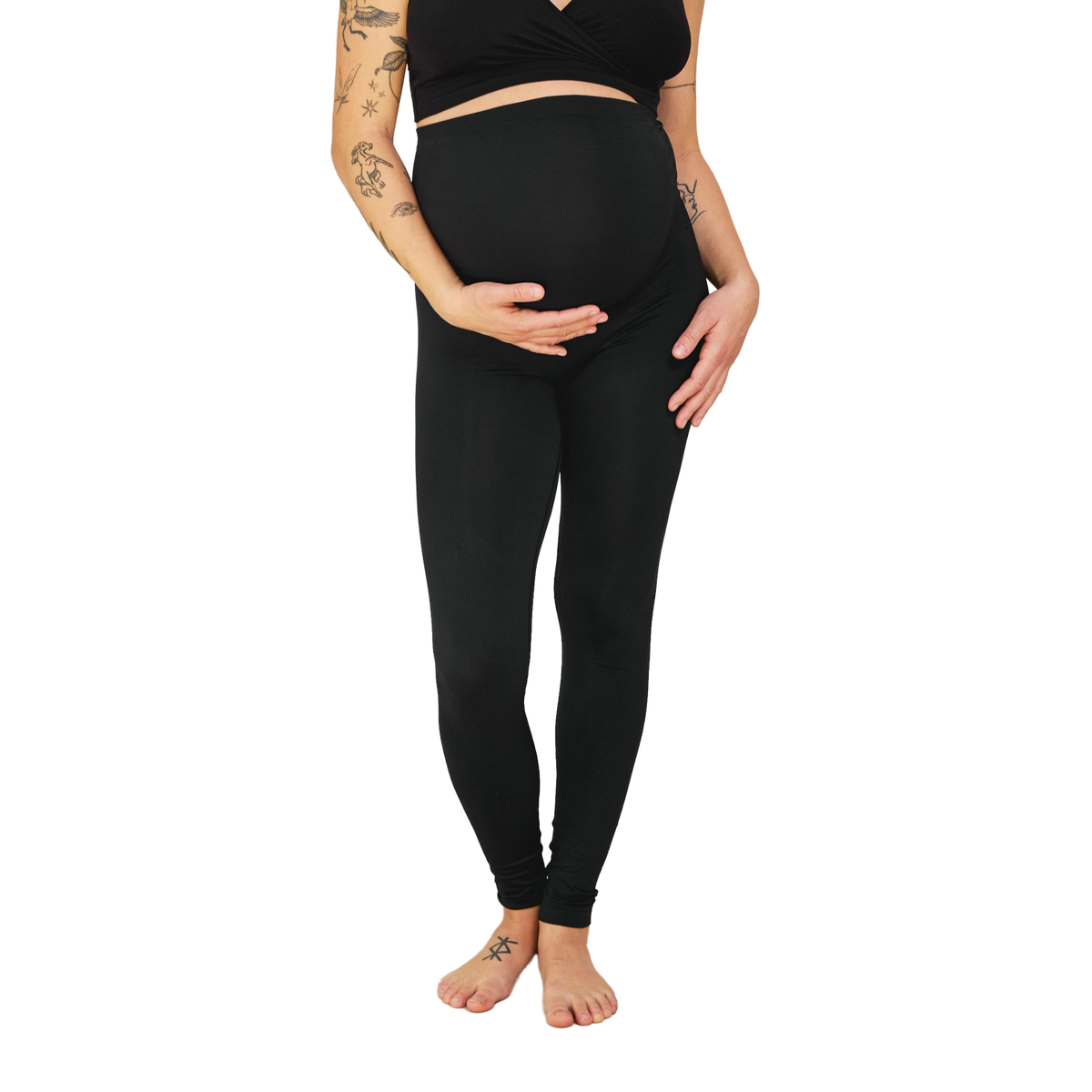 Carriwell Graviditetsleggings sort - XL