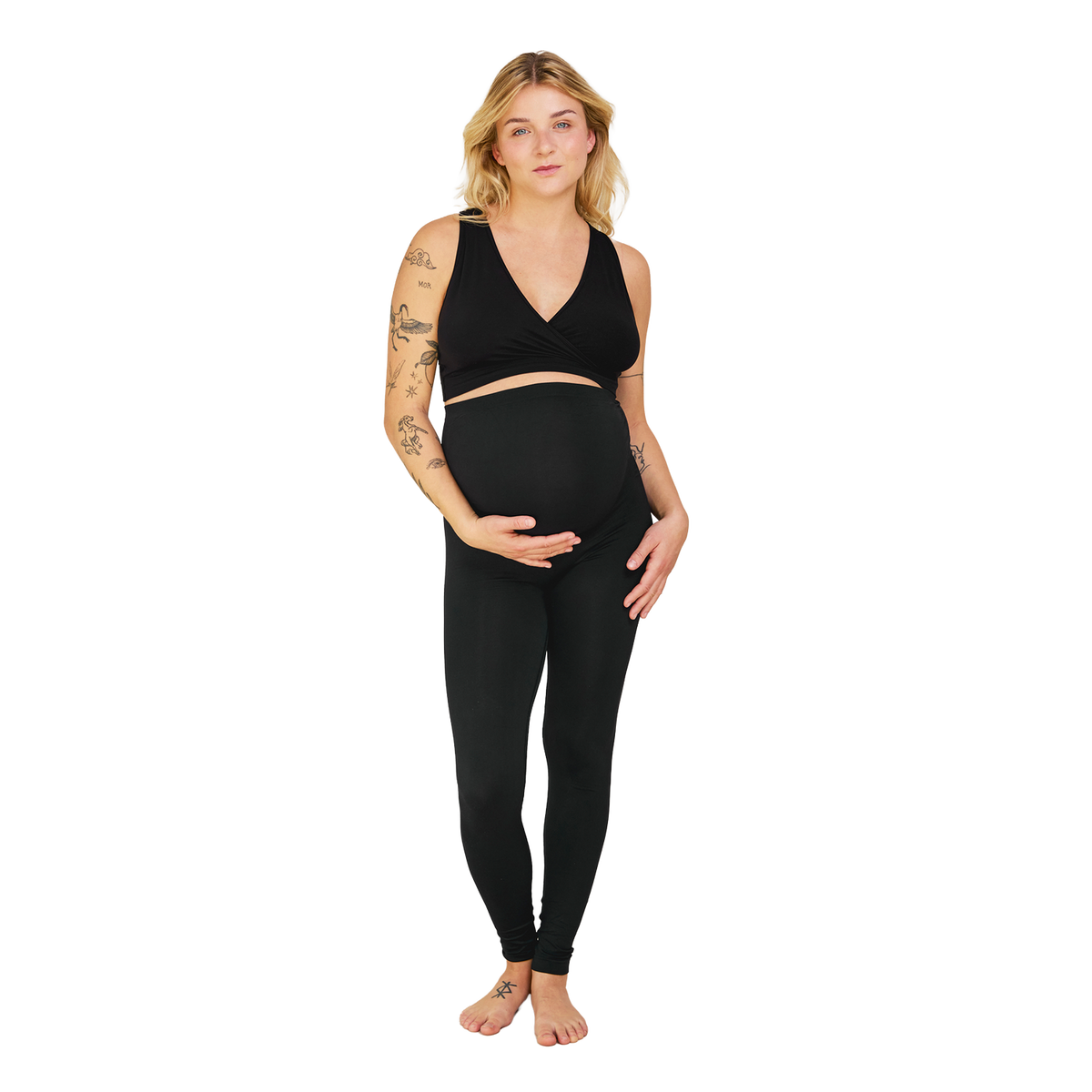 Carriwell Graviditetsleggings sort - XL