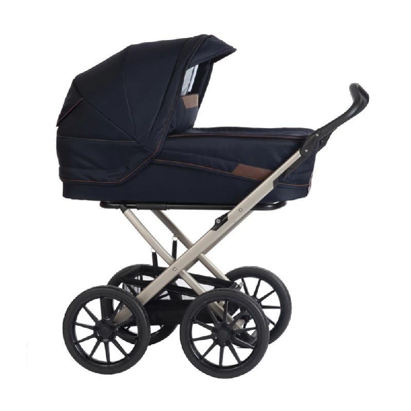 Stork Classic - Stel: Champagne - Overdel: Navy Blue/Brown