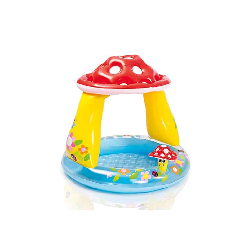 INTEX Mushroom Baby Pool - 45L - 102x89 Cm.