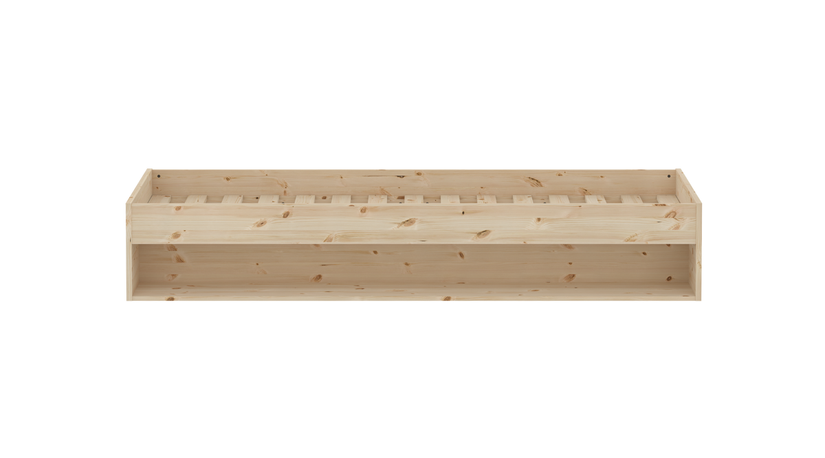 Flexa Grow gulvseng med hylde - 94,6x204cm