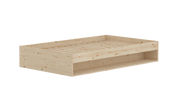 Flexa Grow gulvseng med hylde - 125,5x204cm