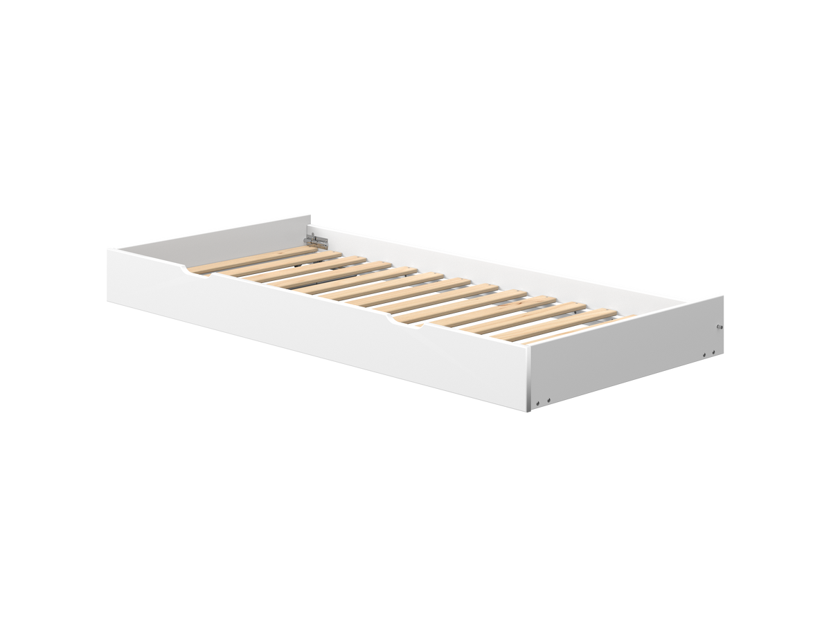 FLEXA WHITE/NOR Udtræksseng til enkelt seng 90 x 190 cm- Hvid