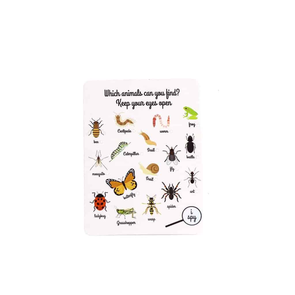 MAMAMEMO INSEKTHUS I TRÆ MED KORT