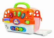 Vtech Baby transportboks m. plyshvalp DK