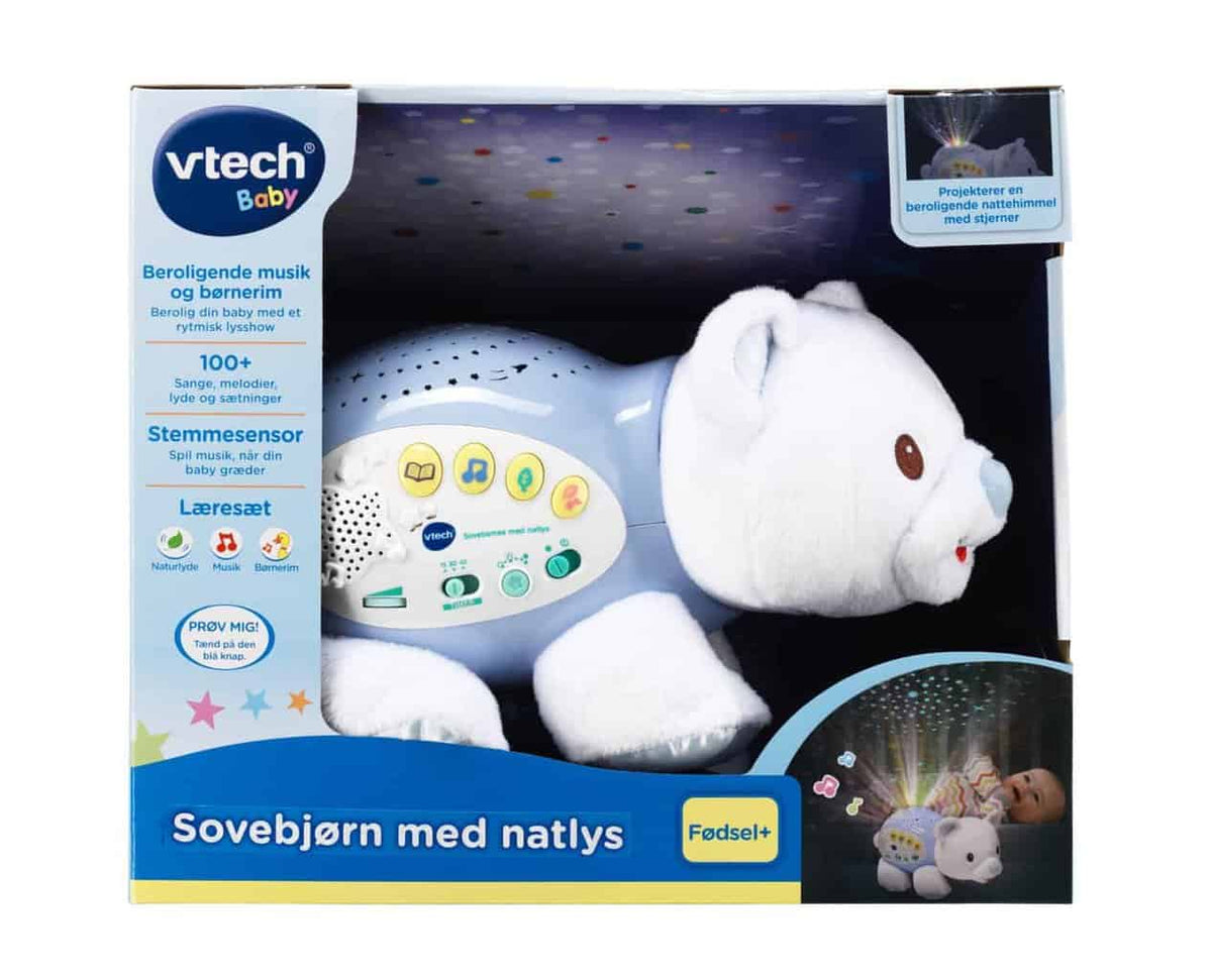 Vtech Baby Sovebjørn med natlys