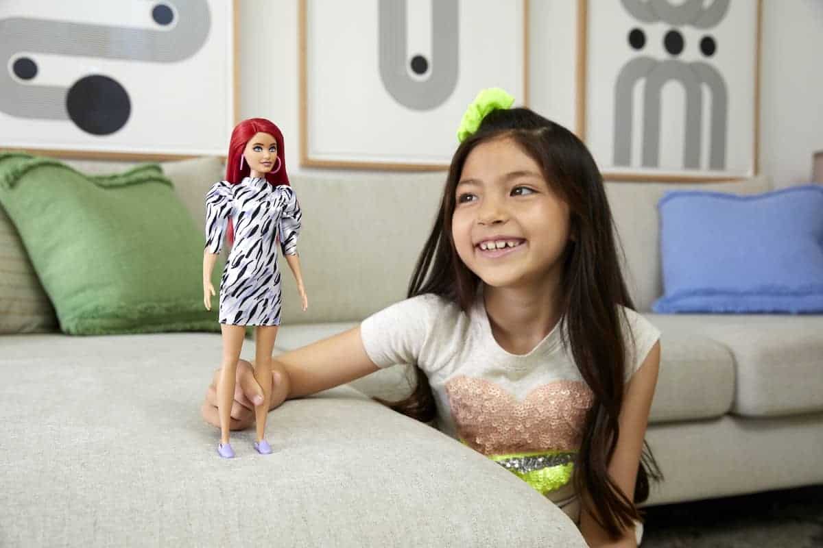 Barbie Fashionista Doll Short Red Hair