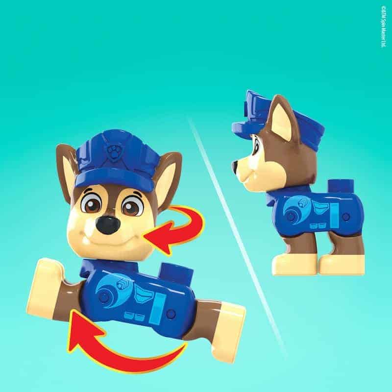 Mega Bloks Paw Patrol Chases Police Cruiser