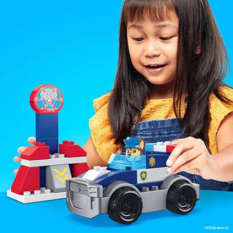 Mega Bloks Paw Patrol Chases Police Cruiser
