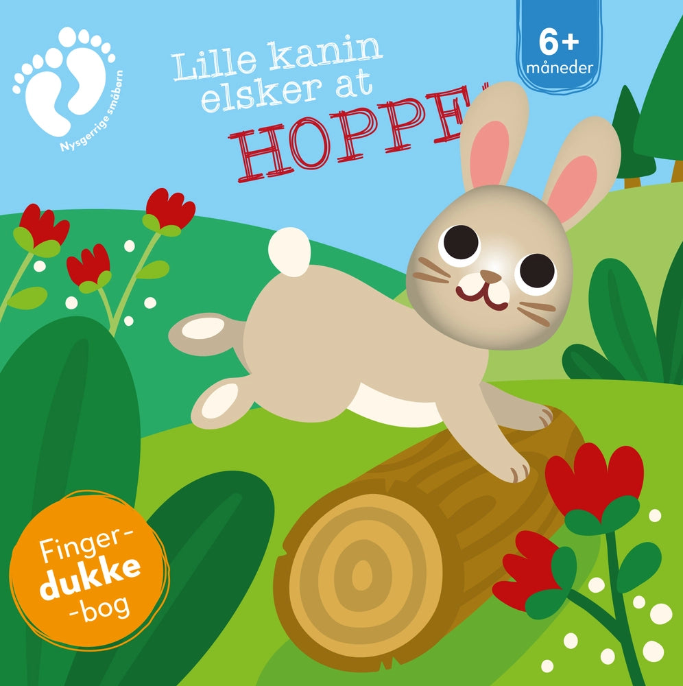 Lille kanin elsker at hoppe