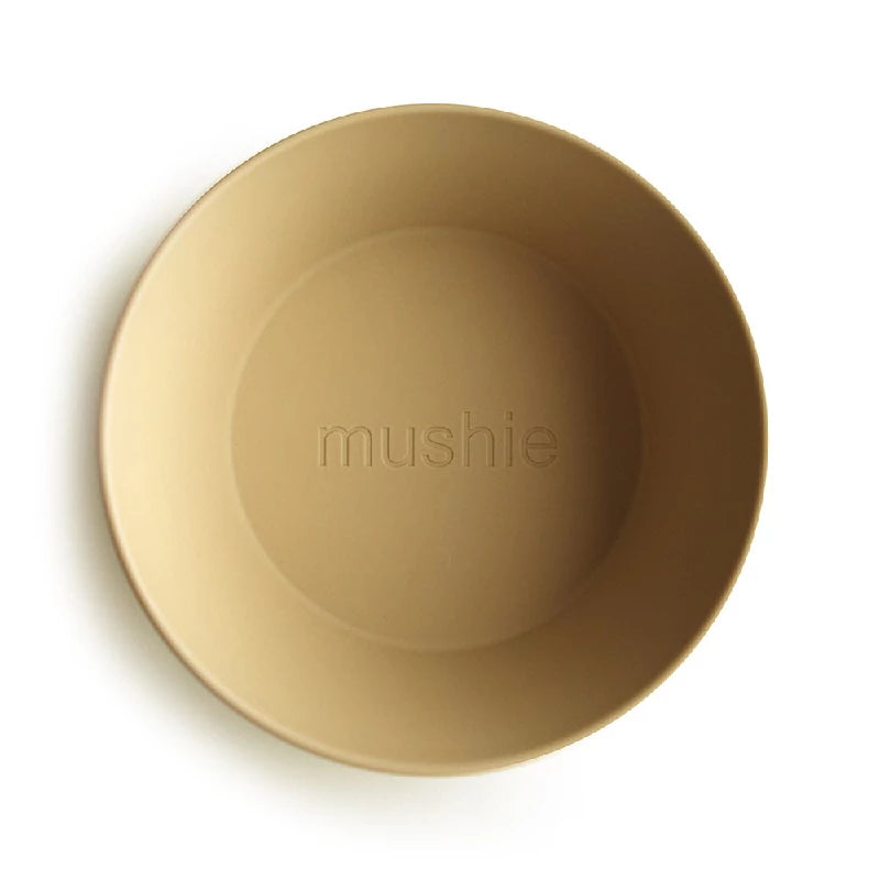 Mushie Skål Mustard 2 pcs