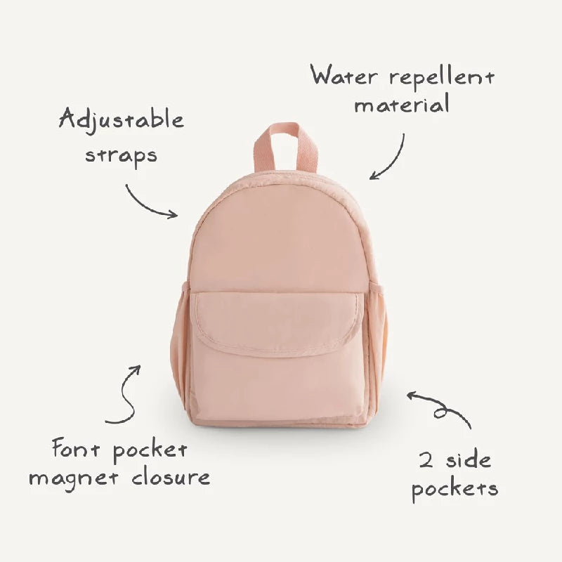 Mushie Toddler Backpack - Blush