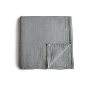 Mushie Swaddle Belgian Grey