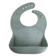 Mushie Hagesmæk Cambridge Blue Confetti