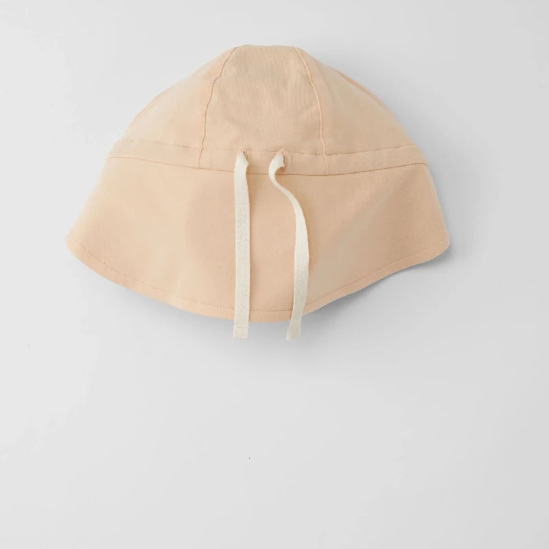 Sun Hat (reversible) - Peachy Summer/Sandy Beach (0-6m)