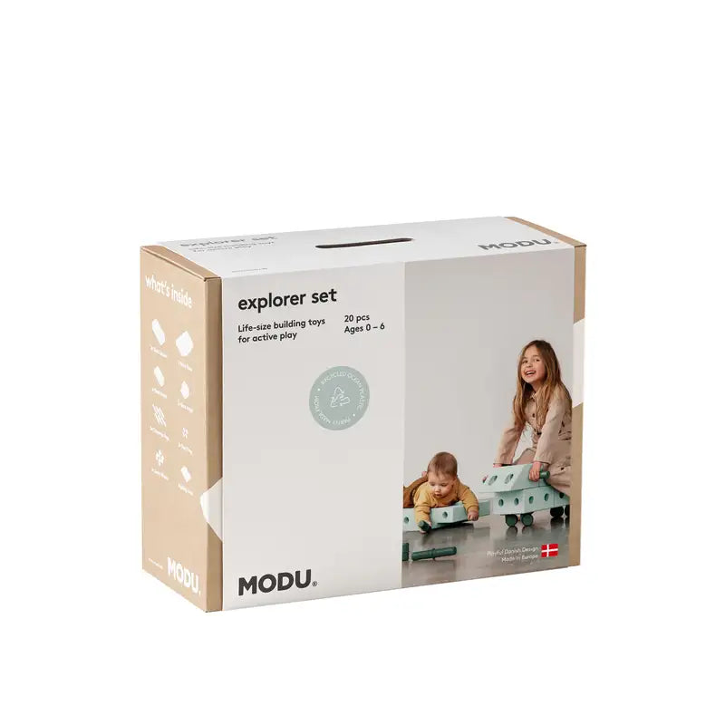 Modu Explorer Set Ocean Mint / Forest Green