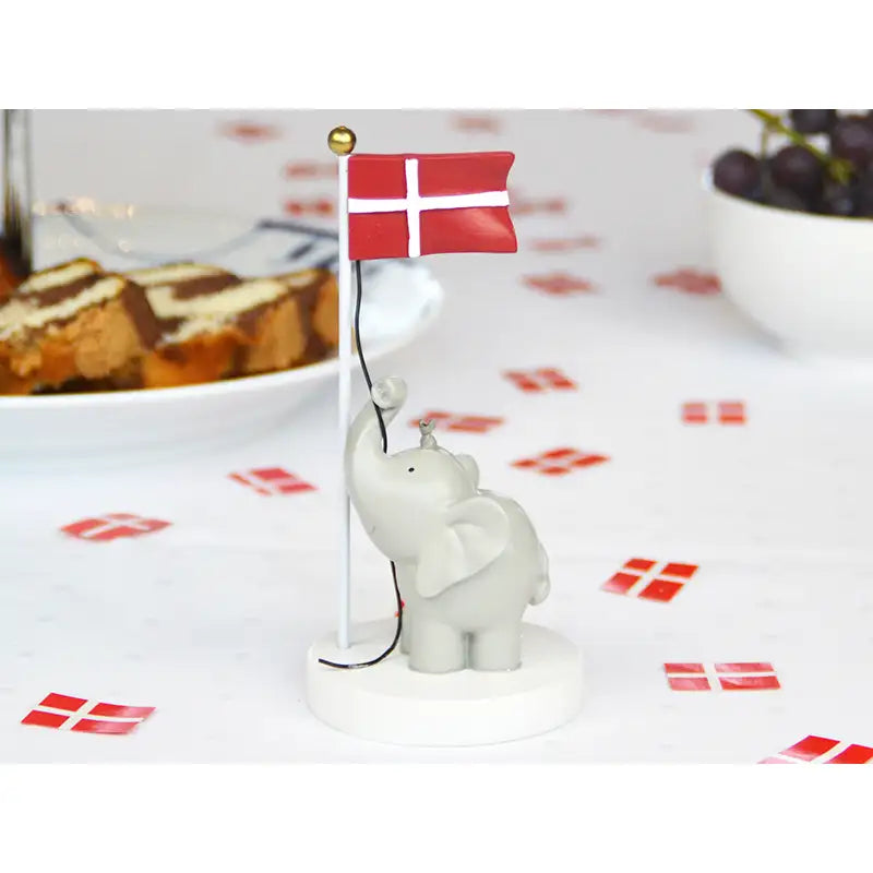 Kids By Friis Bordpynt - elefant og mus 13 cm