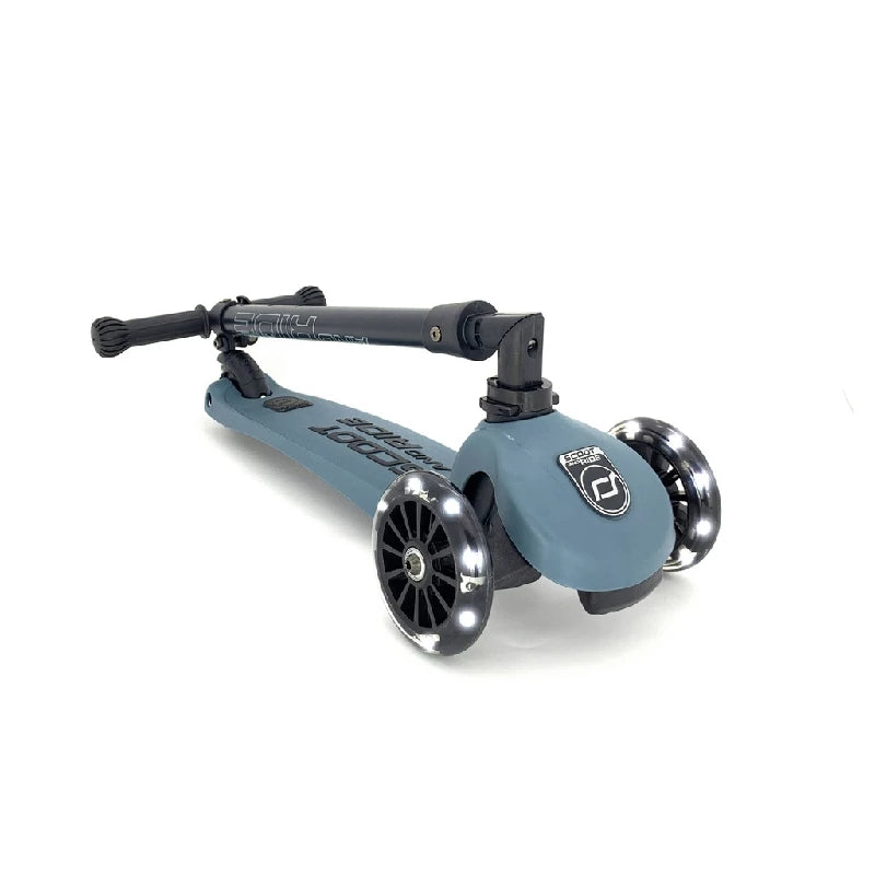 Scoot and Ride Highway Kick 3 LED - Steel