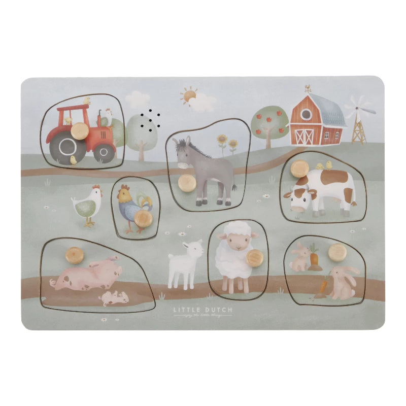 Little Dutch - Puslespil m. lyd FSC - Little Farm