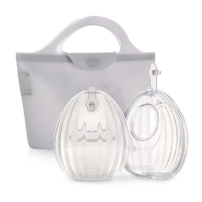 Haakaa Shell Brystpumpe inkl steriliseringspose - 2x75ml