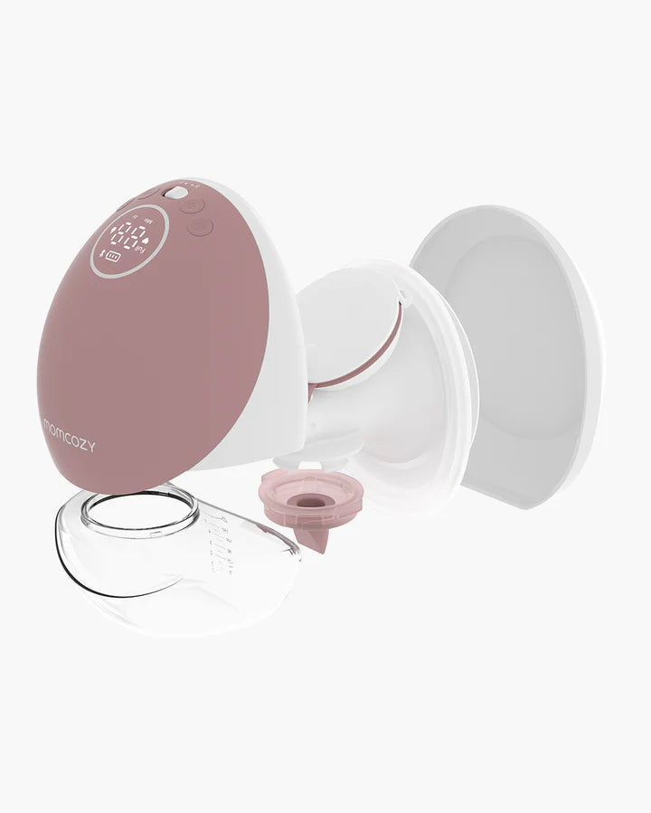 Momcozy M9 bærbar brystpumpe – rød