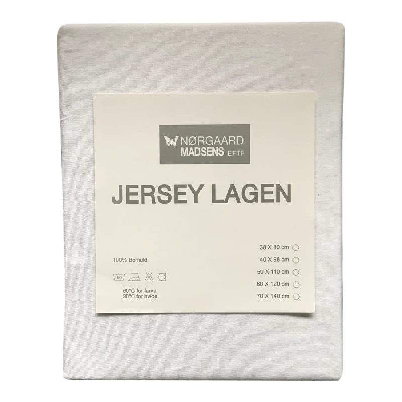 NM Jersey lagen str. 40x98 cm. Hvid