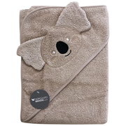 Badeslag sand m/ koala bjørn str. 75x75 cm.