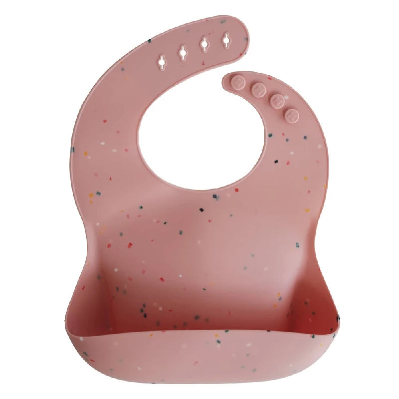 Mushie Hagesmæk Powder Pink Confetti