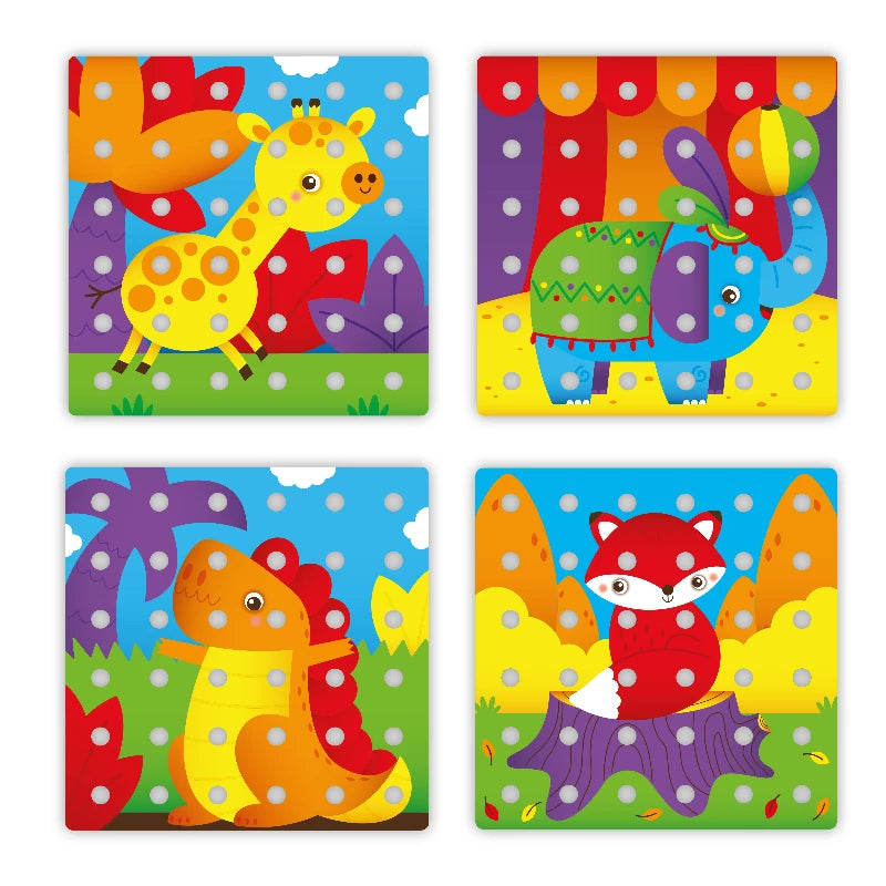 Jumbo Peggy Stiftmosaik (45 dele)