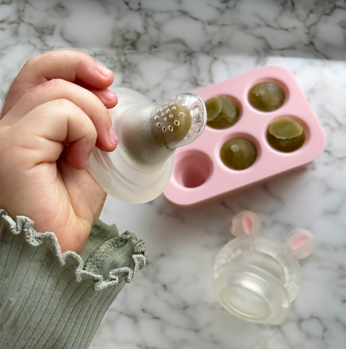Frugtsut med mini fryseform - Rose